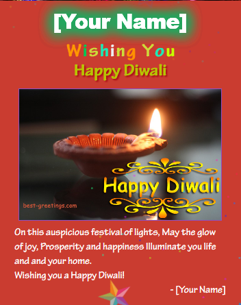 Best greetings happy diwali