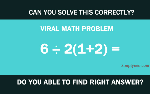 Can You Solve This Correctly