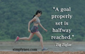 A goal properly set is halfway reached. - Zig Ziglar Quotes