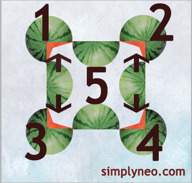 How many watermelons are there ? quiz Ans