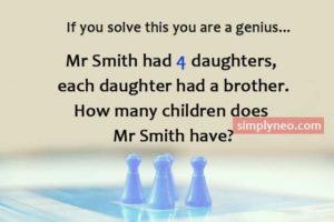 mr smith had 4 daughters answers