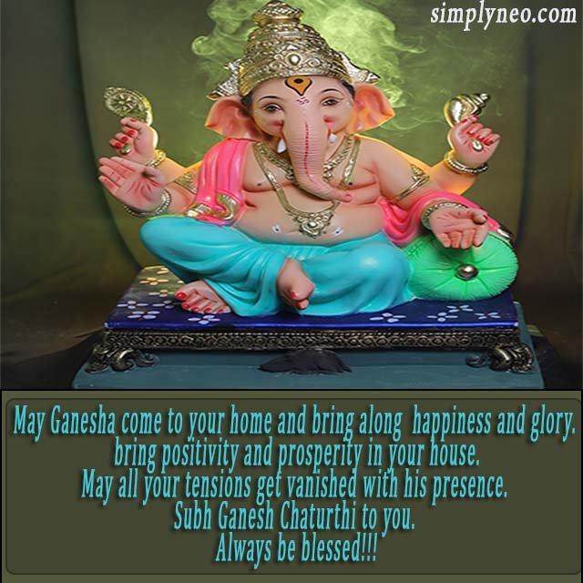 May Ganesha come to your home