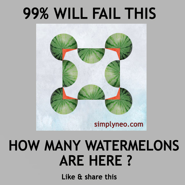How many watermelons are there ? quiz Ans